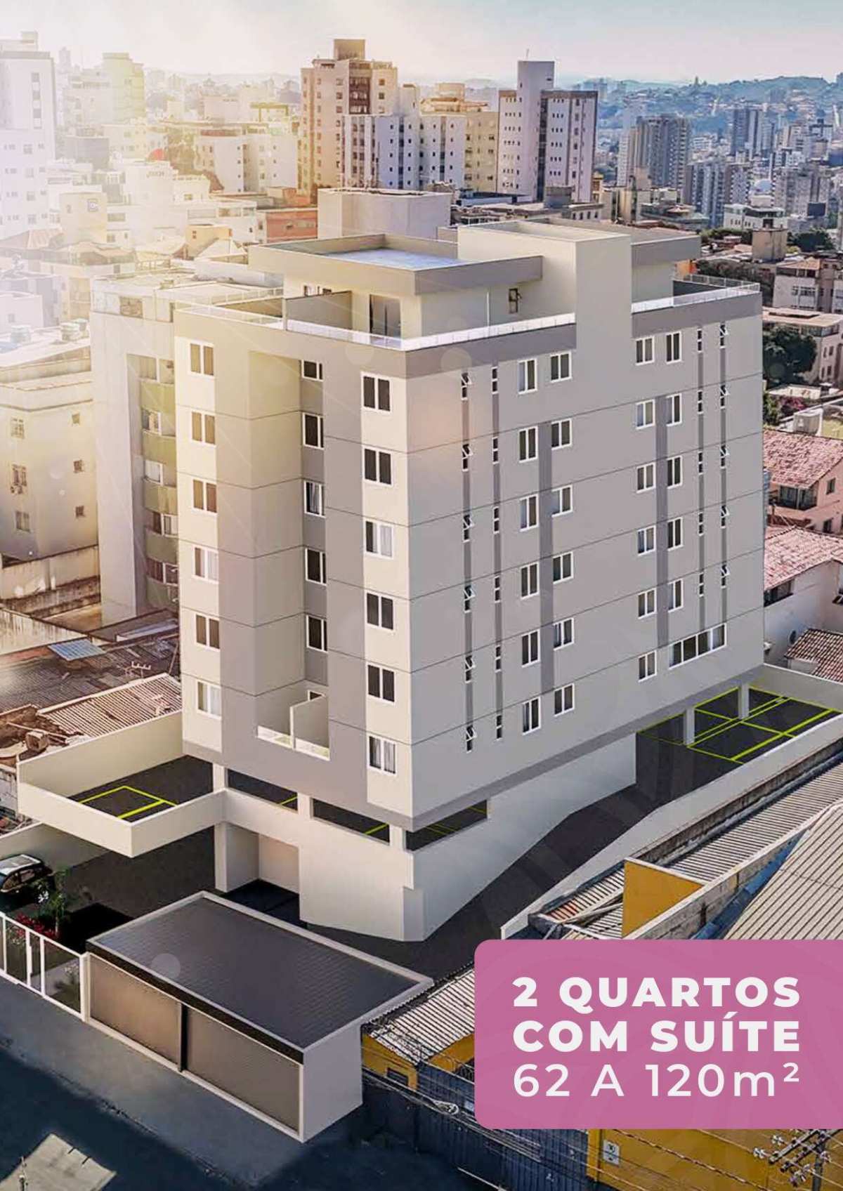 Apartamento à venda, no Residencial Magnólia,  em Belo Horizonte, Nova Suíssa, com 2 quartos, 58m² - GX Negócios Imobiliários