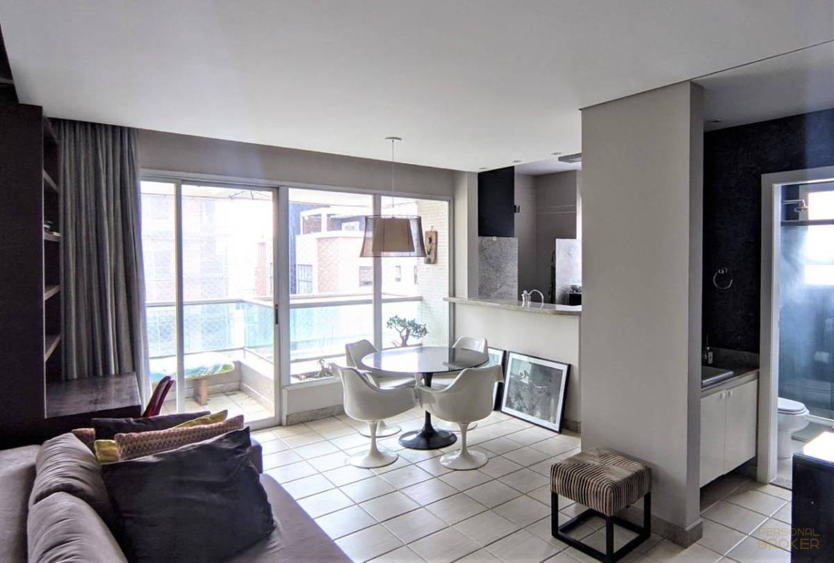 Apartamento à venda, no Condomínio Moterrey,  em Belo Horizonte, Santo Antônio, com 1 quarto, 54m² - GX Negócios Imobiliários
