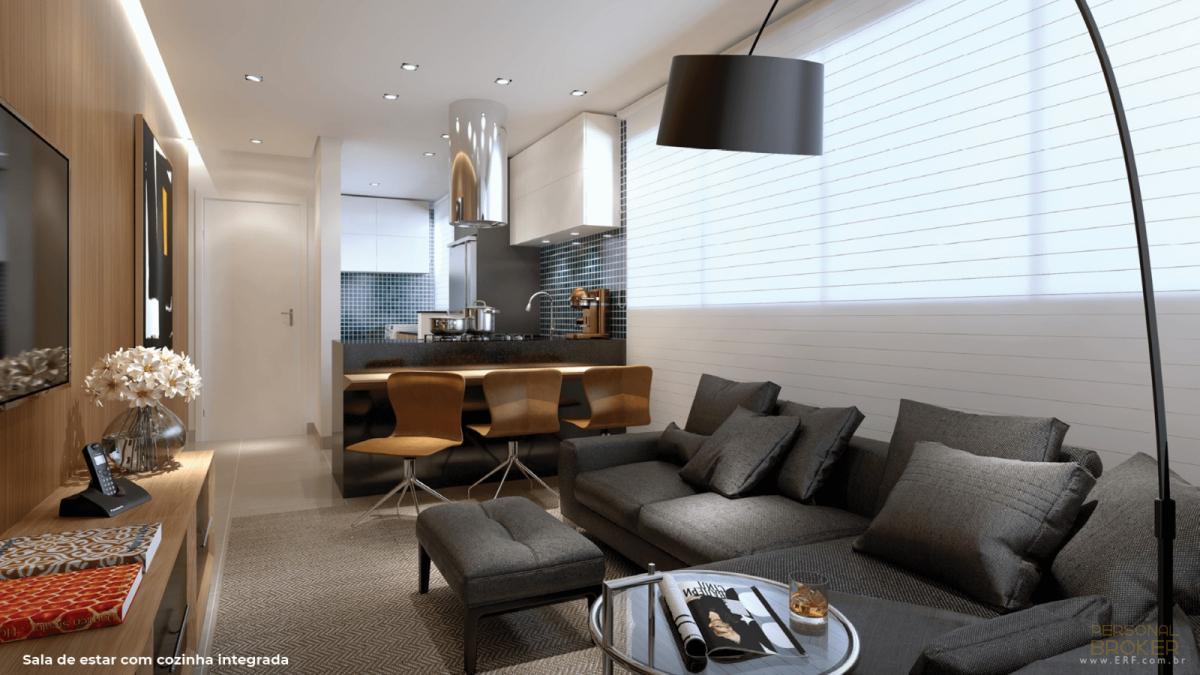 Apartamento à venda, no Pantheon Residence,  em Belo Horizonte, Barro Preto, com 1 quarto, 103,60m² - GX Negócios Imobiliários