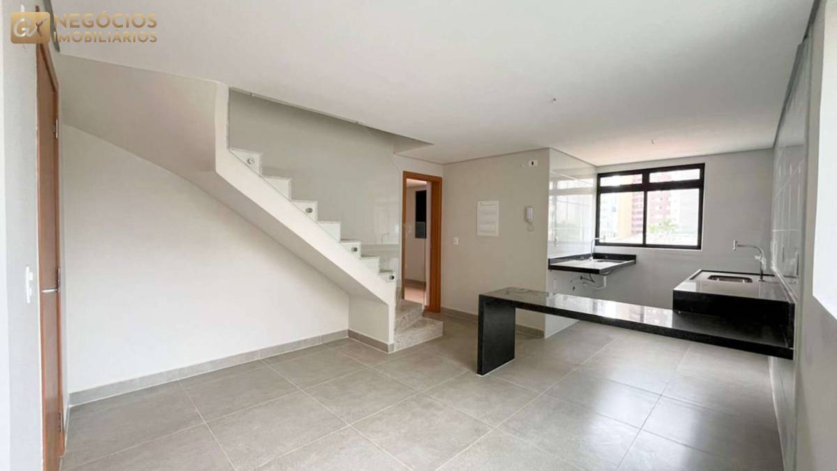 Cobertura à venda em Belo Horizonte, Funcionários, com 1 quarto, 5m²