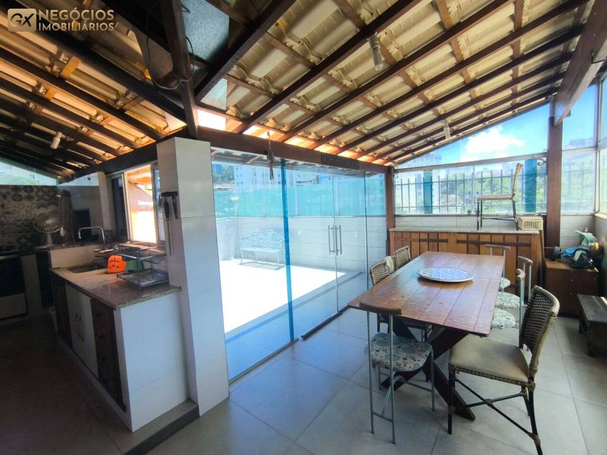 Cobertura à venda em Belo Horizonte, Santo Antônio, com 2 quartos, 220m² - GX Negócios Imobiliários